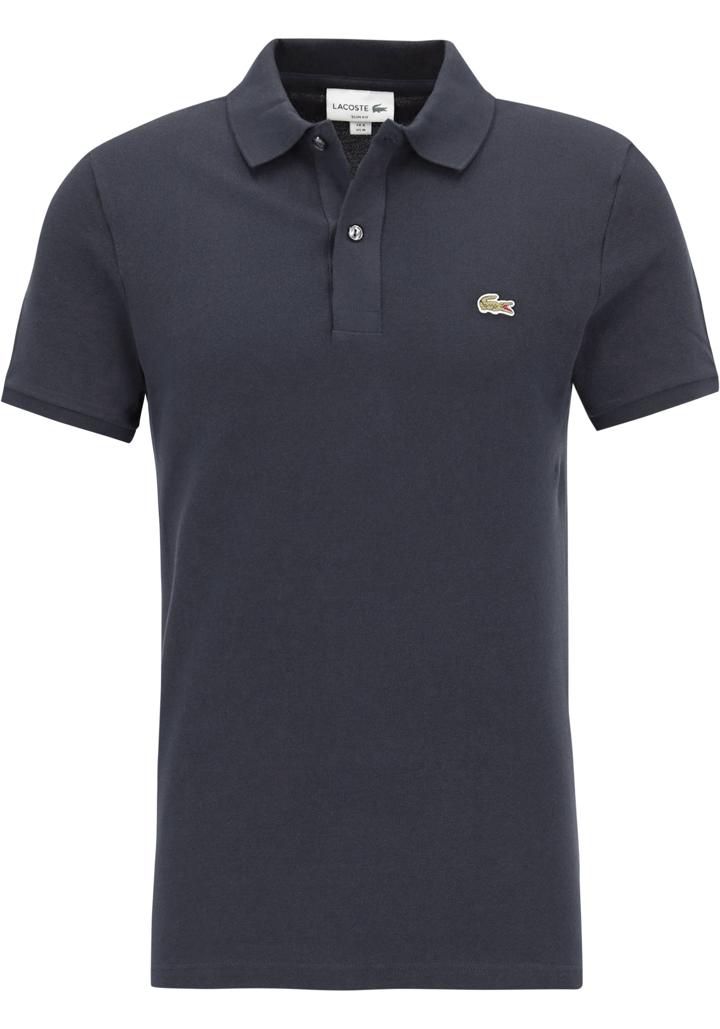 Lacoste Slim Fit polo, grafietgrijs